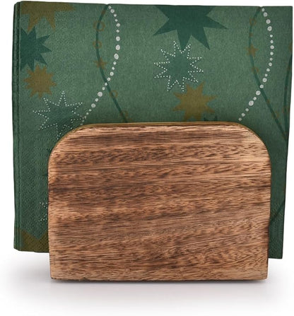 Burning Finish Mango Wood Napkin Holders - Image 4