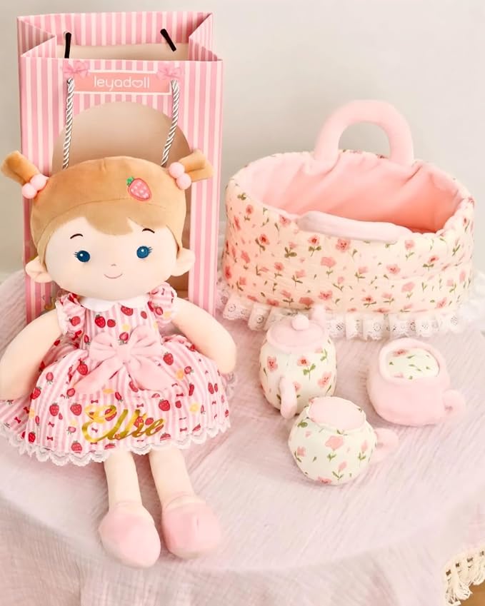LeyaDoll Tea Party Playset, Pretend Play Baby Doll Accessories | Pretend Play - Image 5