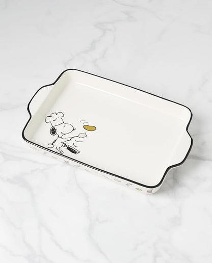 Lenox Chef Snoopy Stoneware Rectangular Baking Dish | Durable everyday use | 13 - Image 2