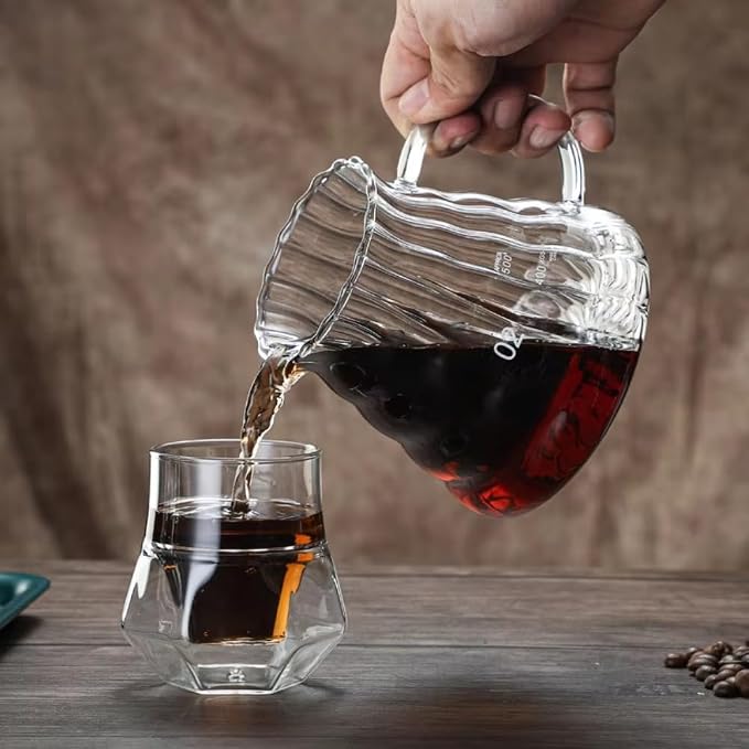 Set of 2 Coffee Cups, Double Wall Glass Anti-scald Cups, Coffe Cups, Tea Mug - Image 3