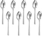 Premium Aline 8-Piece 6.4-Inch Teaspoon Set | 18/10 Stainless Steel Teaspoons; by KEAWELL