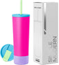 Simple Modern Iced Coffee Tumbler, Insulated | 28oz | 80s Mix | Reusable by Unknown