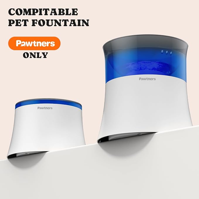 Pawtners Dog Water Fountain, 8 Replacement Filters - Image 4