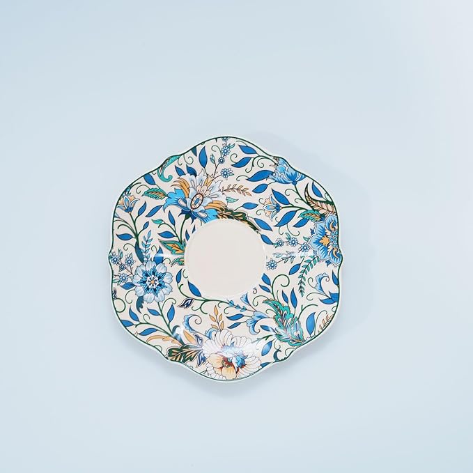 Bone China Tea Cup and Saucer Set - Image 4