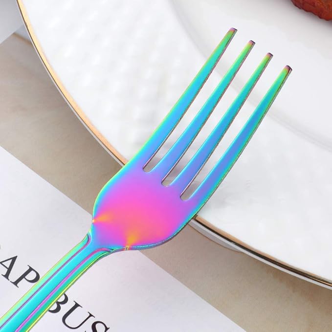 12 Pieces Dinner Fork, Stainless Steel Silverware Forks, 7.1 Inches Metal Fork - Image 5