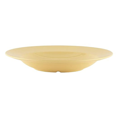 G.E.T. B-2412-SQ, Diamond Harvest Collection, yellow 24 oz. Melamine Bowls (Pack of 12)