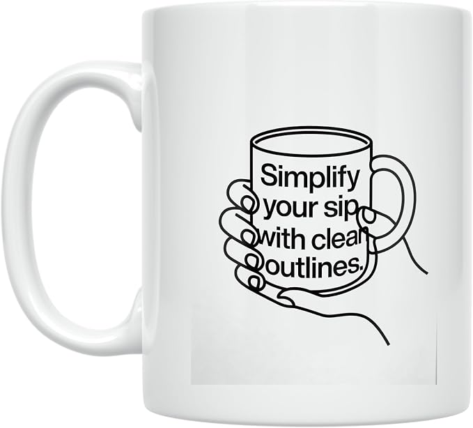Minimalist Coffee Mug by Unknown