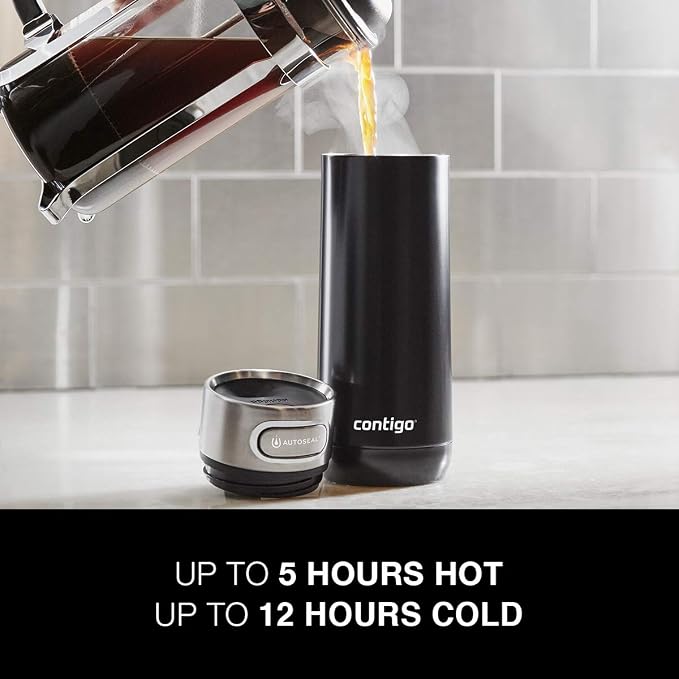 Contigo Luxe Vacuum-Insulated Stainless Steel Thermal Travel Mug 16 Ounces - Image 4