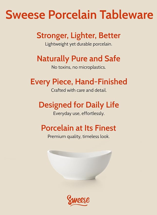 Sweese 4 oz Very Small White Porcelain Bowls - Image 7