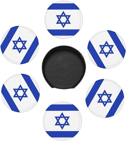 Israel Flag Coasters for Drinks - Image 7