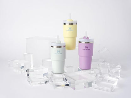 STANLEY Quencher H2.0 Flow State Tumbler, 20 oz, Pomelo | Straw and 3-Position - Image 7