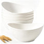 Wheat Straw Bowls, Large Salad Bowls Set of 6, 60 OZ Large Capacity Serving Bowl by HOMIENLY