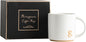 COLLECTIVE HOME Ceramic Coffee Mug, 15 oz Monogram Cup by COLLECTIVEHOME