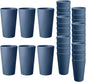 HEYCOME 24 Pcs Unbreakable Plastic Cups Set, 20 oz Reusable Plastic Cups by StayHealthyStayHappy