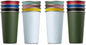 16 Pack Stainless Steel Cups 16oz by Unknown