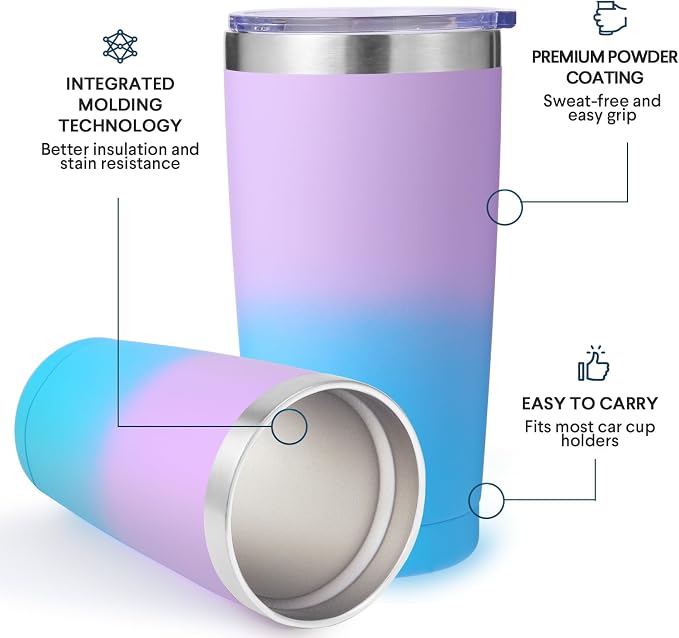 Volhoply 20oz Stainless Steel Tumbler - Image 4