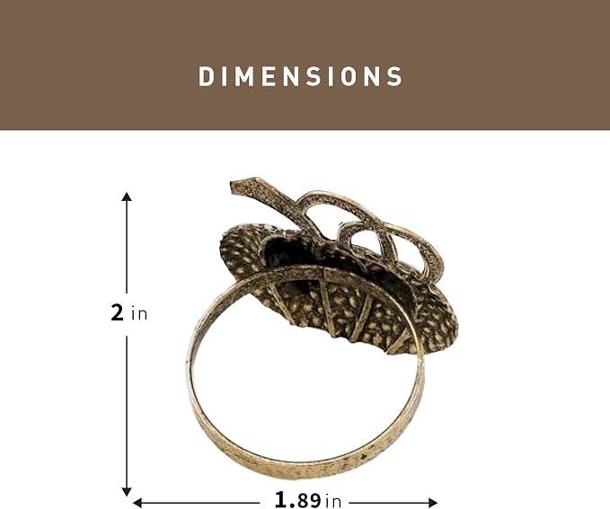Pumpkin Napkin Rings Set of Four - Image 5