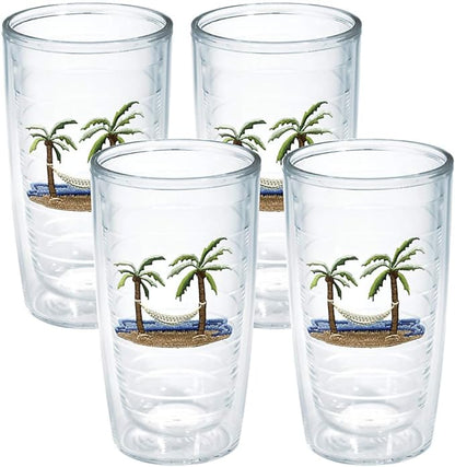 Tervis Palm Tree & Hammock Scene Made in USA Double Walled Insulated Tumbler by TervisTumblerCompany