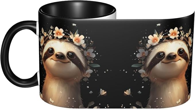 Yrebyou Sloth Coffee Mug 11oz Ceramic Cup - Image 3