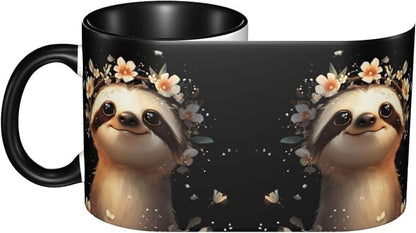 Yrebyou Sloth Coffee Mug 11oz Ceramic Cup - Image 3