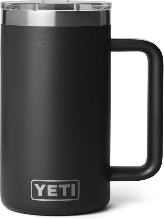 YETI Rambler 24 oz Ceramic Lined Stackable Mug 2.0, Vacuum Insulated, Stainless by YETI