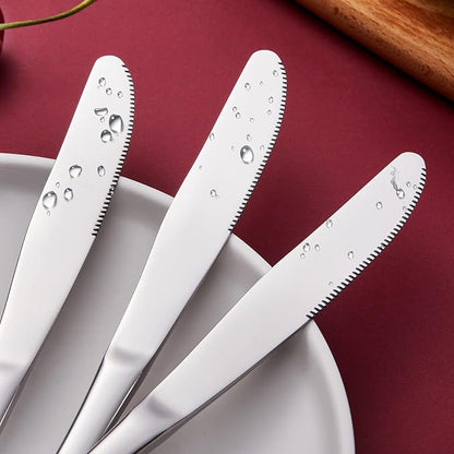 Aebeky 8-Piece Stainless Steel Table Knives, Dinner Knives Set - Image 6