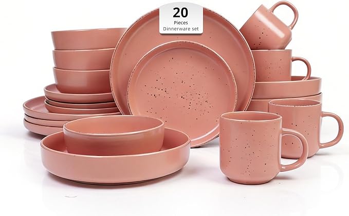 HomeVSS 20-Piece Dinnerware Set by HomeVSS