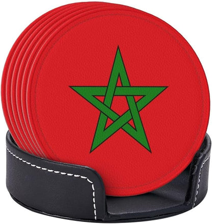 Moroccan Flag Coasters for Drinks - Image 8