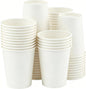 8 oz 50 Pack Disposable Paper Cups, Heavy Duty Thickened Coffee Cups, Leakproof by COOLCAP