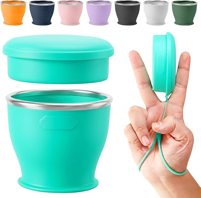 Collapsible Travel Cup, BPA-Free Reusable Water Cup | Lightweight Drinking Cups by SINYON
