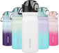 BJPKPK 18 oz Water Bottle with Straw & Handle, Insulated Stainless Flask | Leak by BJPKPK