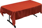 LA Linen Polyester Poplin Washable Rectangular Tablecloth, Stain and Wrinkle Resistant Table Cover 60x90, Fabric Table Cloth for Dinning, Kitchen, Party, Holiday 60 by 90-Inch, Rust