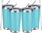 MEWAY 20oz Tumbler 4 Pack Double Wall Vacuum Insulated Travel Mug Bulk by MEWAY