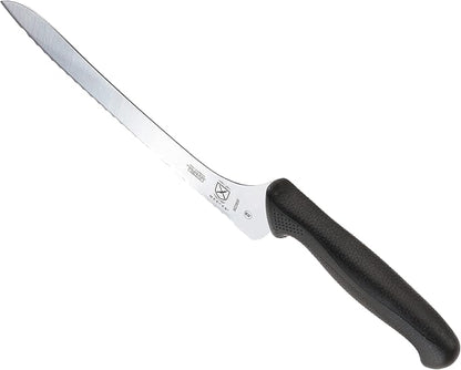 Mercer Culinary M23890 Millennia Black Handle, 9-Inch Offset Wavy Edge - Image 3