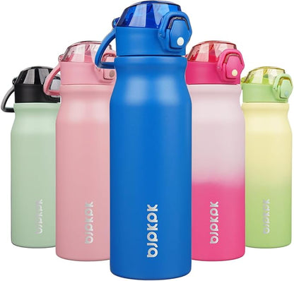 BJPKPK 25 oz Insulated Water Bottle, Stainless Steel Flask | Leak Proof Locking by BJPKPK