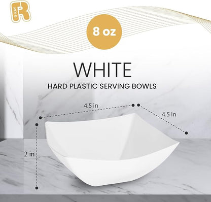 R-kay 6 Pack Square Plastic Serving Bowls - Image 4