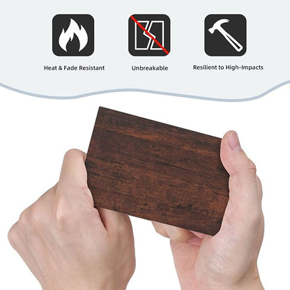Light Switch Cover Brown Red Rustic Wood Grain Retro Farmhouse Wall Plate Cover 1 Gang Blank No Device Decorative Outlet Covers Electrical Switchplate for Farmhouse Cabin Decor