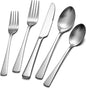 Silverware Set for 8, 40-Piece 18/10 Stainless Steel Flatware Set, Forged by KINGSTONE