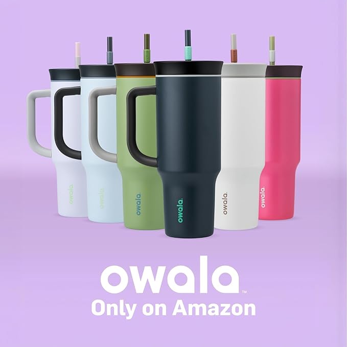 Owala Tumbler Stainless Steel Water Bottle 40 oz Tropical | 2-in-1 Sip-or-Swig - Image 6