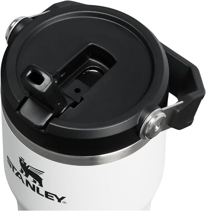 STANLEY IceFlow 2.0 Flip Straw Tumbler, 20 oz, Chalk | Easy Carry Handle | - Image 2