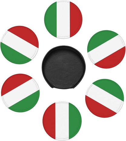Italy Flag Coasters for Drinks - Image 7