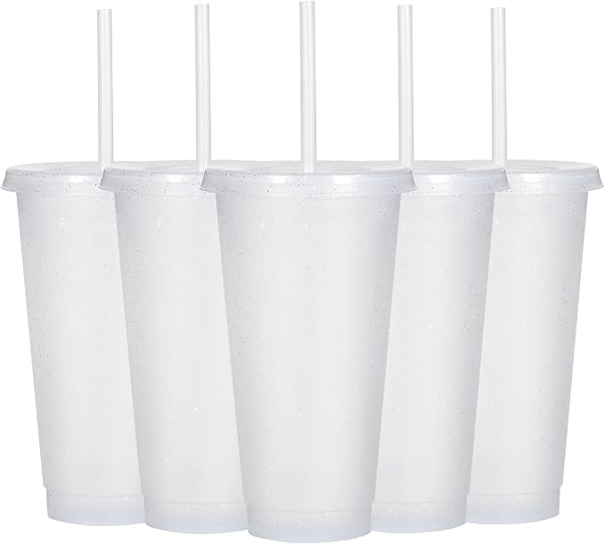Suertestarry Tumbler with Straw and Lid, Water Bottle Iced Coffee Travel Mug Cup by Suertestarry