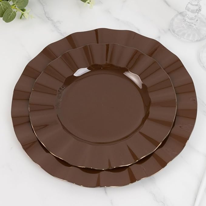Efavormart 10 Pack Hard Plastic Dinner Plates - Image 6