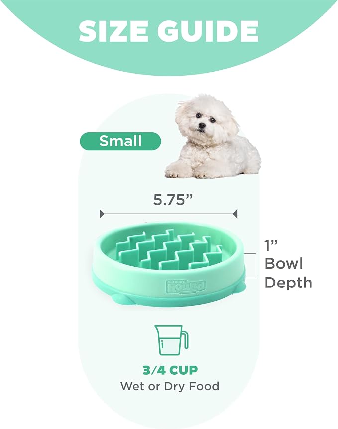 Outward Hound Fun Feeder Slo Bowl – Small 3/4-Cup Capacity, Slow Feeding - Image 5