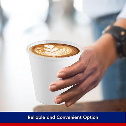 JOLLY CHEF 300 Pack Disposable Paper Coffee Cups 8 oz | Hot Beverages - Image 6