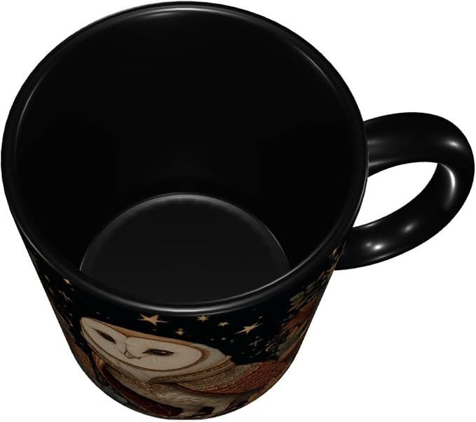 Yrebyou Owl Coffee Mug 11oz Ceramic Cup - Image 4