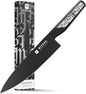 WIZEKA Chef Knife: 8 Inch: Extreme Sharp Kitchen Knife: Full Tang High Carbon Stainless Steel: Chef's knife with Ergonomic Handle with Unique Patterns,Gothic Series