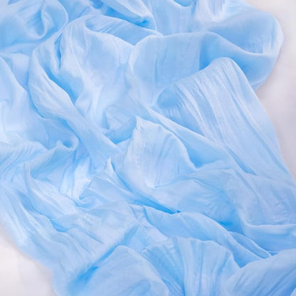 12 Pack Baby Blue Cheesecloth Table Runner 10ft Baby Shower Decor | Lightweight - Image 5