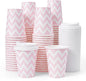 Tamone 100 PACK 12OZ Disposable Coffee Cups by InjectingCreativityandBeautyintoModernLife