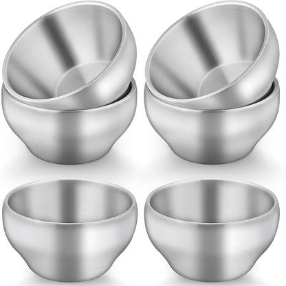 TeamFar Stainless Steel Bowls for Kids, 12oz Baby Toddler Bowls Set of 6 | by TeamFar